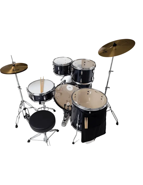  PEARL RSS525SCC-743 Rock 22" 5 Trommeln - Royal Blue Metallic + Sabian Solar Pack 2 Becken|MusicGoodDeal 