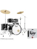  PEARL RSS505BCC-31 Fusion 20" 5 Trommeln - Jet Black + B-50 + Sabian Solar Pack 3 Becken|MusicGoodDeal 