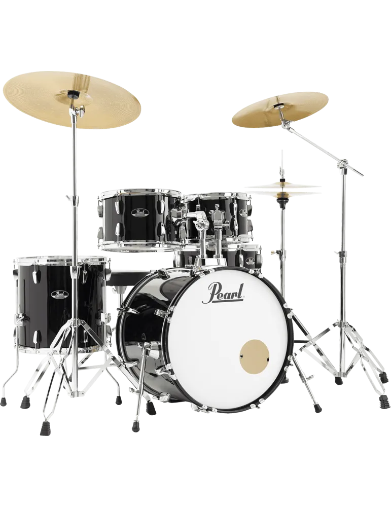  PEARL RSS505BCC-31 Fusion 20" 5 drums - Jet Black + B-50 + Sabian Solar 3 cymbals pack|MusicGoodDeal 