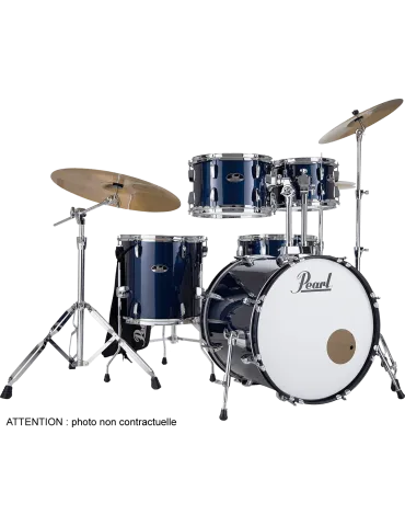  PEARL RSS505BCC-743 Fusion 20" 5 Trommeln - Royal Blue Metallic + B-50 + Sabian Solar Pack 3 Becken|MusicGoodDeal 