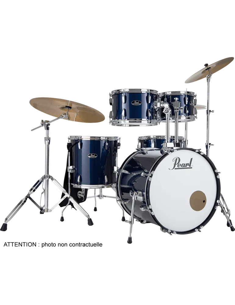  PEARL RSS505BCC-743 Fusion 20" 5 Trommeln - Royal Blue Metallic + B-50 + Sabian Solar Pack 3 Becken|MusicGoodDeal 