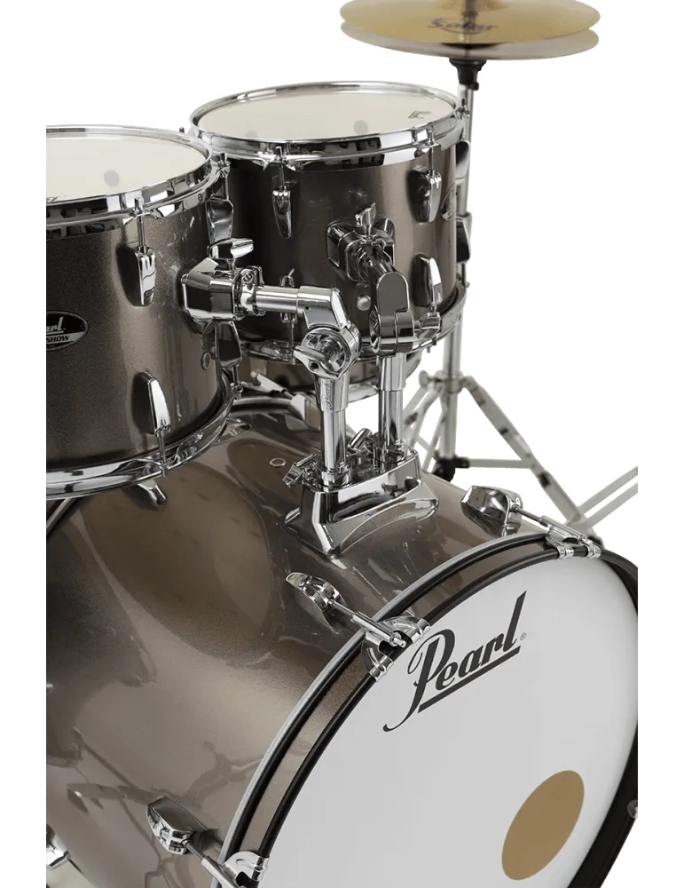  PEARL RSS525SBCC-707 Rock 22" 5 Trommeln - Bronze Metallic + B-50 + Sabian Solar 3-Becken-Paket|MusicGoodDeal 