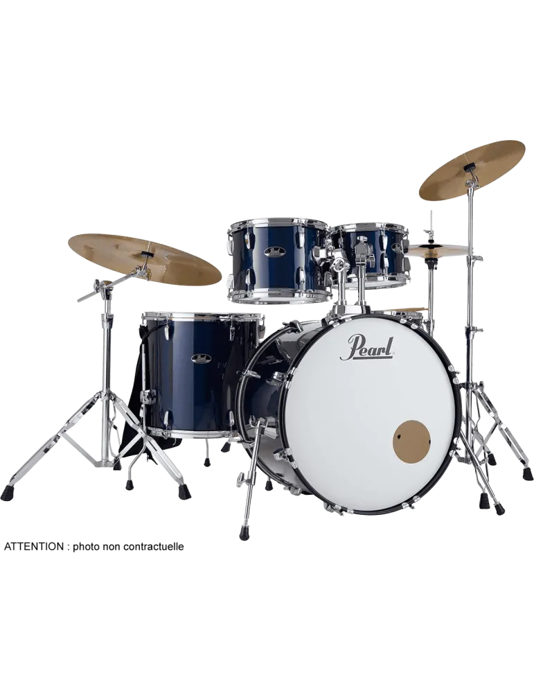  PEARL RSS525SBCC-743 Rock 22" 5 Trommeln - Royal Blue Metallic + B-50 + Sabian Solar Pack 3 Becken|MusicGoodDeal 
