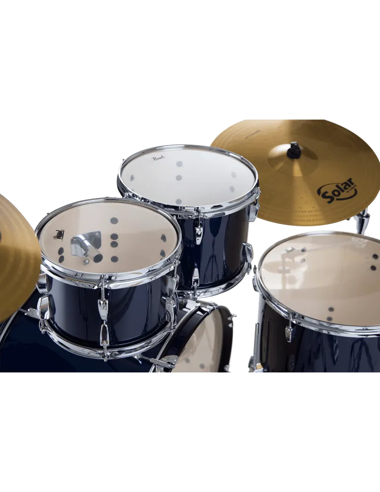  PEARL RSS525SBCC-743 Rock 22" 5 Trommeln - Royal Blue Metallic + B-50 + Sabian Solar Pack 3 Becken|MusicGoodDeal 