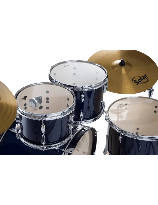  PEARL RSS525SBCC-743 Rock 22" 5 Trommeln - Royal Blue Metallic + B-50 + Sabian Solar Pack 3 Becken|MusicGoodDeal 