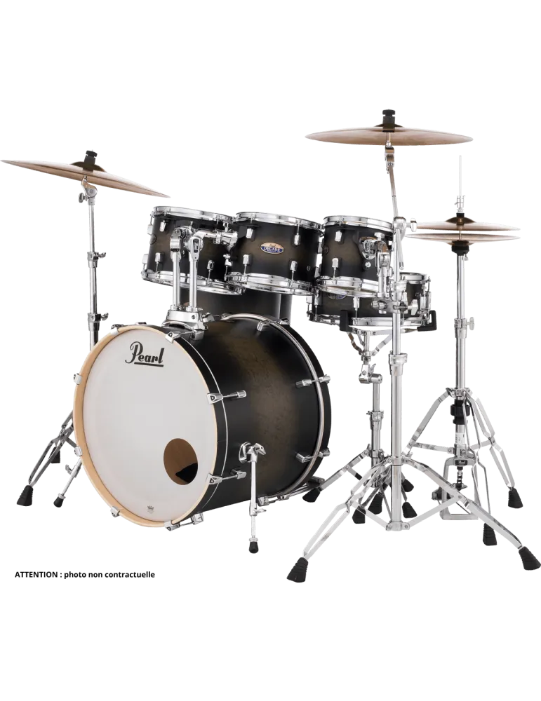  PEARL DMP925SC-262 Rock 22" 5 tambores - Satin Black Burst|MusicGoodDeal 
