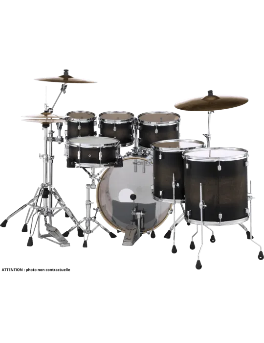  PEARL DMP925SC-262 Rock 22" 5 tambores - Satin Black Burst|MusicGoodDeal 