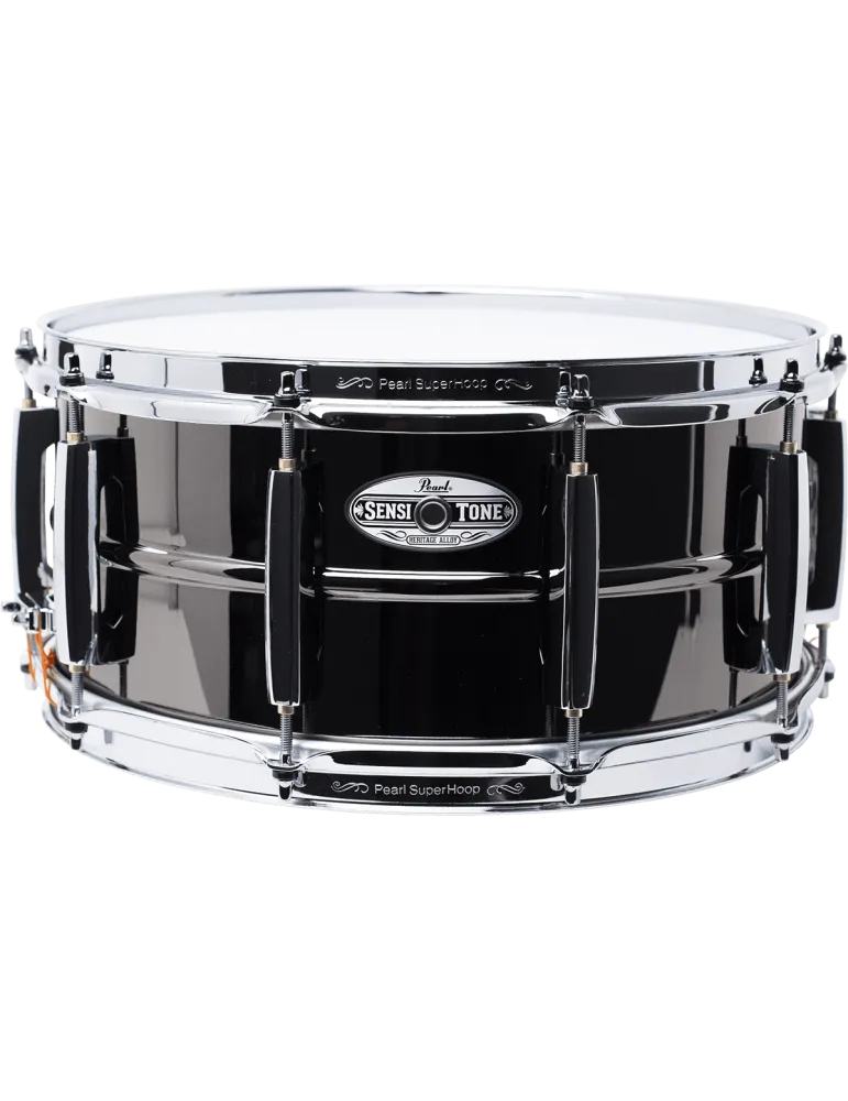  PEARL STH1465BR Sensitone Heritage Alloy 14 x 6.5" Messing Black Chrome|MusicGoodDeal 