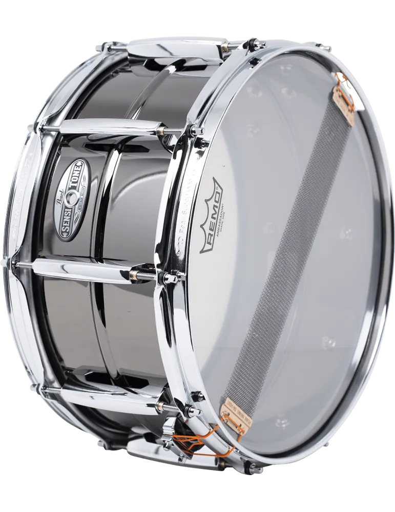  PEARL STH1465BR Sensitone Heritage Alloy 14 x 6.5" Messing Black Chrome|MusicGoodDeal 