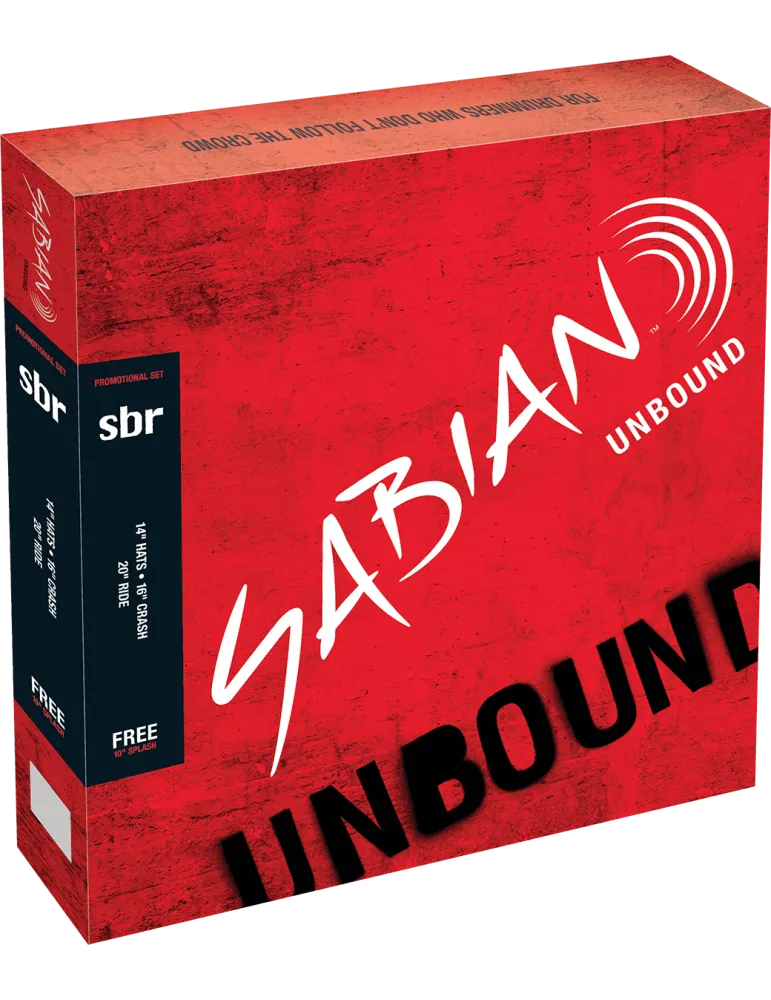  SABIAN SBR5003G Harmonisches Set - Promo 14"-16"-20" + Splash 10" geschenkt|MusicGoodDeal 