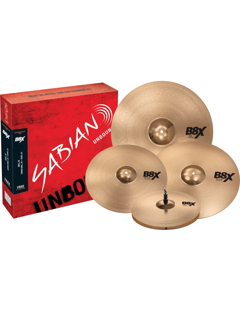  SABIAN 45003XG Harmonisches Set - Promo 14"-16"-20" + Crash 18" geschenkt|MusicGoodDeal 