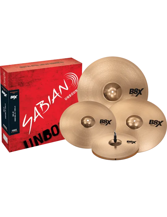  SABIAN 45003XG Harmonisches Set - Promo 14"-16"-20" + Crash 18" geschenkt|MusicGoodDeal 