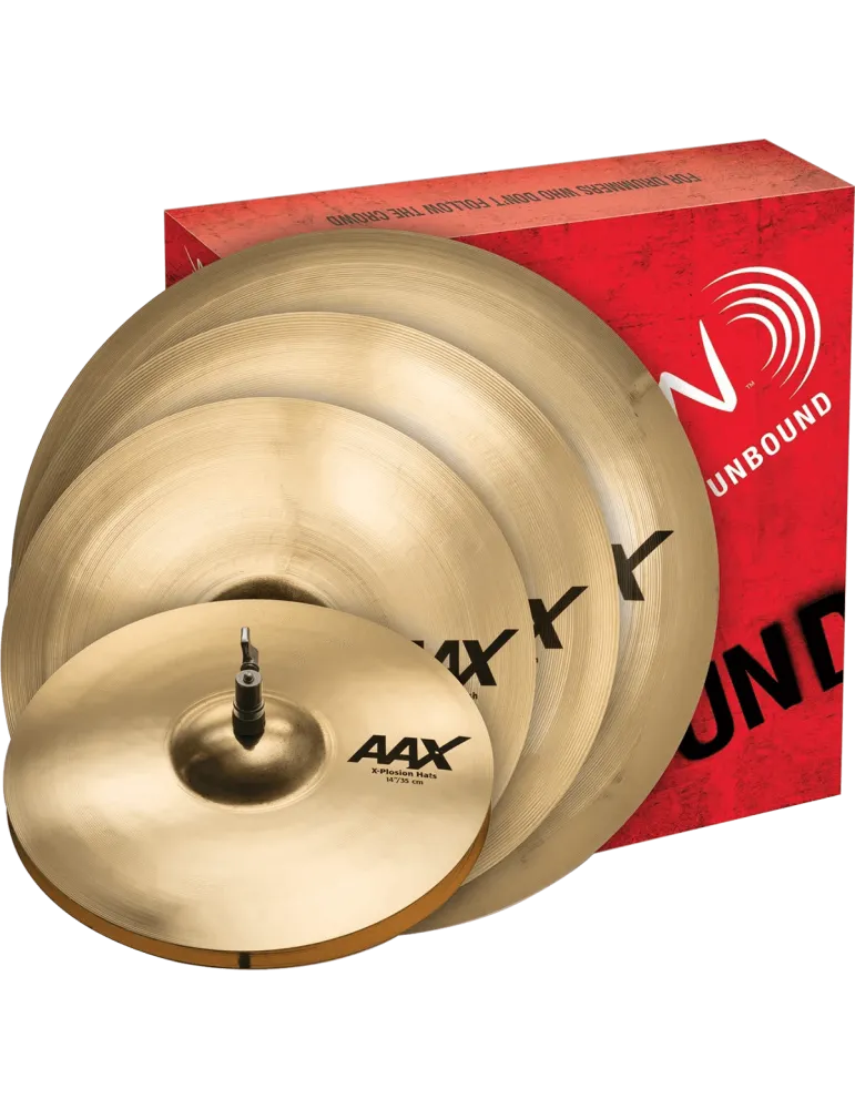  SABIAN 2500587XPB Harmonisches Set - X-Plosion Perf Set 14"-16"-21"+18" FREE|MusicGoodDeal 
