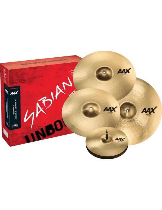  SABIAN 25005XCPB Harmonisches Set - Promotional 14"-16"-21" + Crash 18" FREE|MusicGoodDeal 