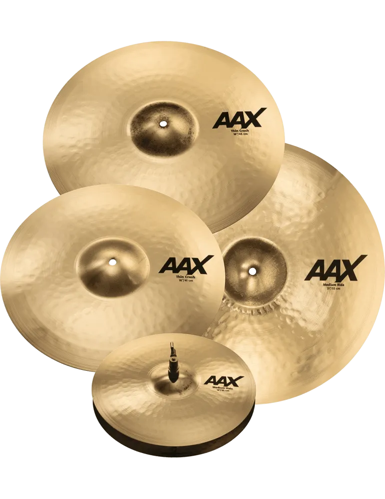  SABIAN 25005XCPB Harmonisches Set - Promotional 14"-16"-21" + Crash 18" FREE|MusicGoodDeal 