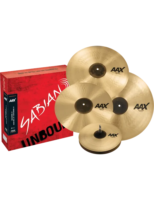  SABIAN 25005XCP Harmonisches Set - Promotional 14"-16"-21" + Crash 18" FREE|MusicGoodDeal 