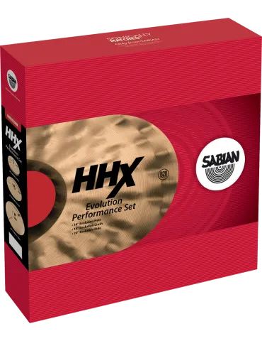  SABIAN 15005XEBP Harmonic Set - Evolution 14"-16"-20"+ 18" FREE|MusicGoodDeal  2
