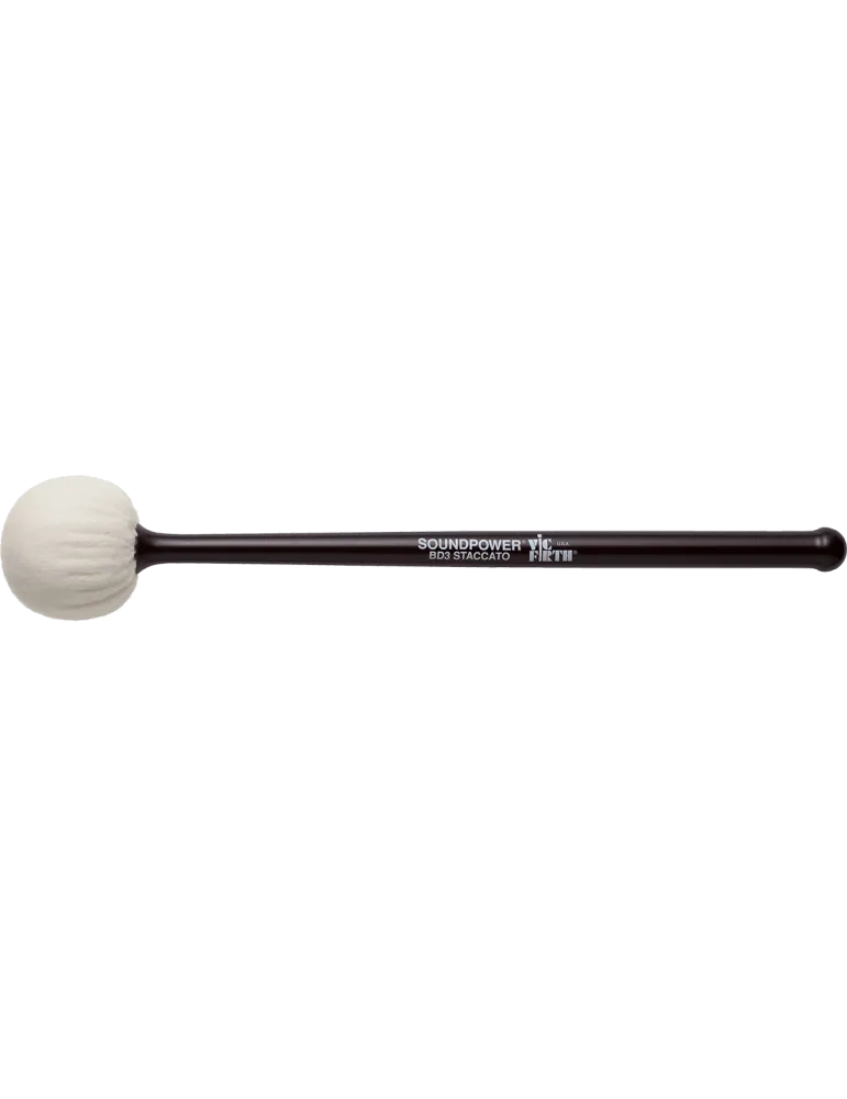  VIC FIRTH BD3 Soundpower - Staccato|MusicGoodDeal 