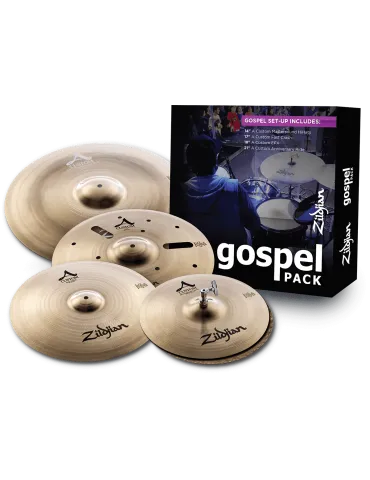  ZILDJIAN AC0801G Pack - Set Gospel 14"-17"-18"-21"|MusicGoodDeal 