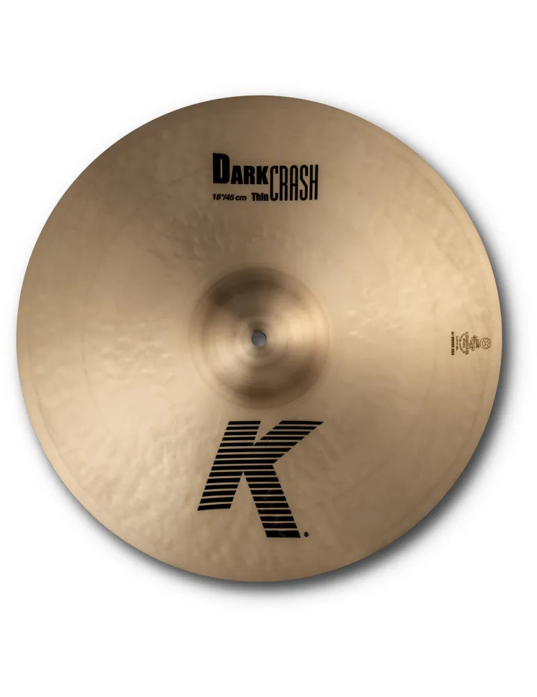  ZILDJIAN K0904 Crash - 18" dark thin|MusicGoodDeal 