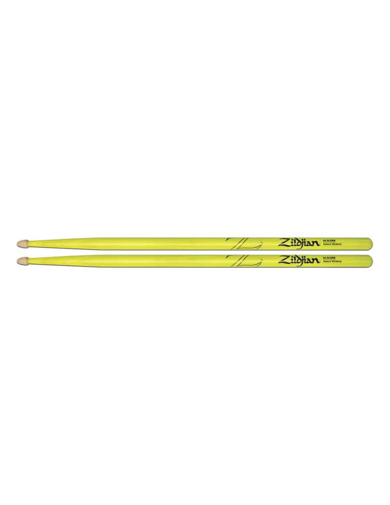 ZILDJIAN 5ACWDGY 5a Acorn neon yellow|MusicGoodDeal 
