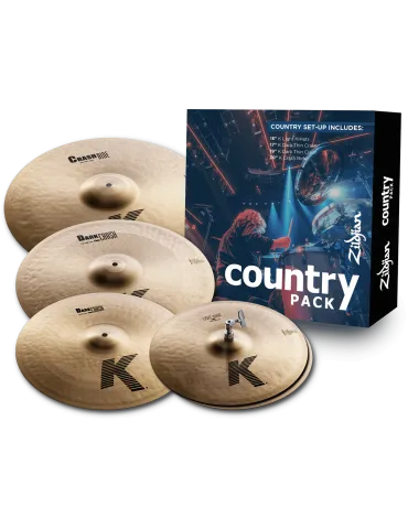  ZILDJIAN K0801C Pack - Set Country 15"-17"-19"-20"|MusicGoodDeal 