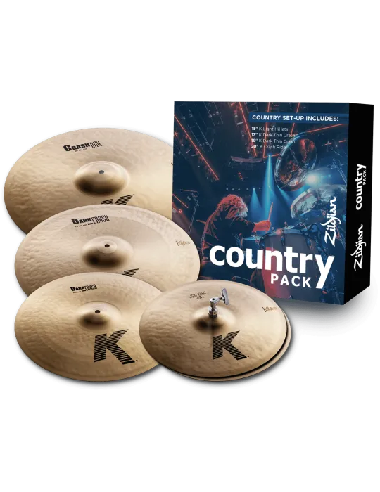  ZILDJIAN K0801C Pack - Set Country 15"-17"-19"-20"|MusicGoodDeal 