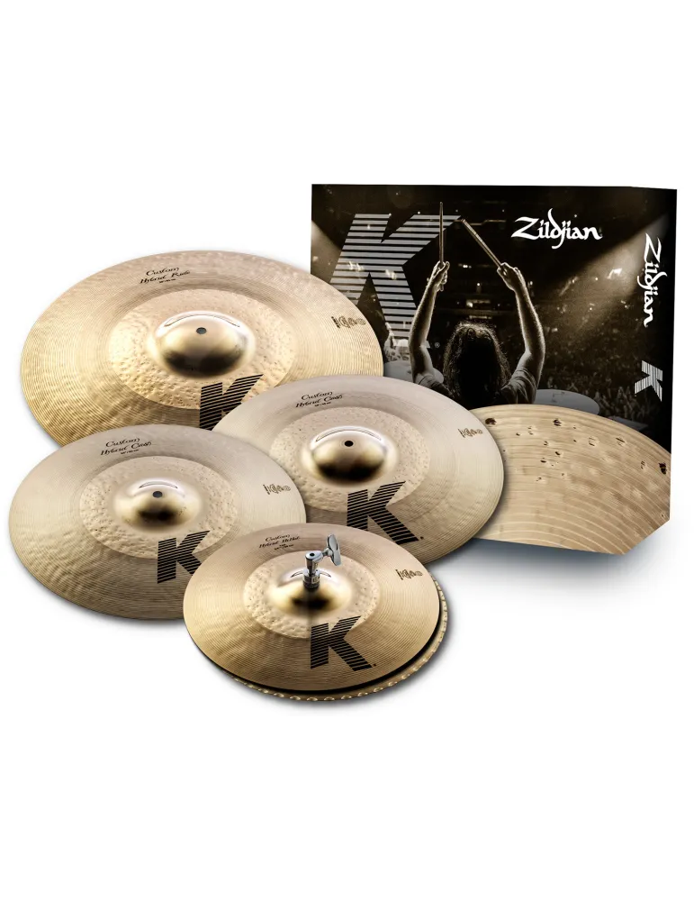  ZILDJIAN K1250-I7 Pack - Set Hybrid 14"-16"-18"-20"|MusicGoodDeal 