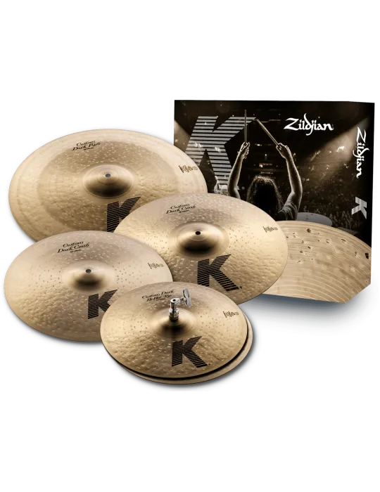  ZILDJIAN KCD900 Pack - Set Dark 14"-16"-18"-20"|MusicGoodDeal 