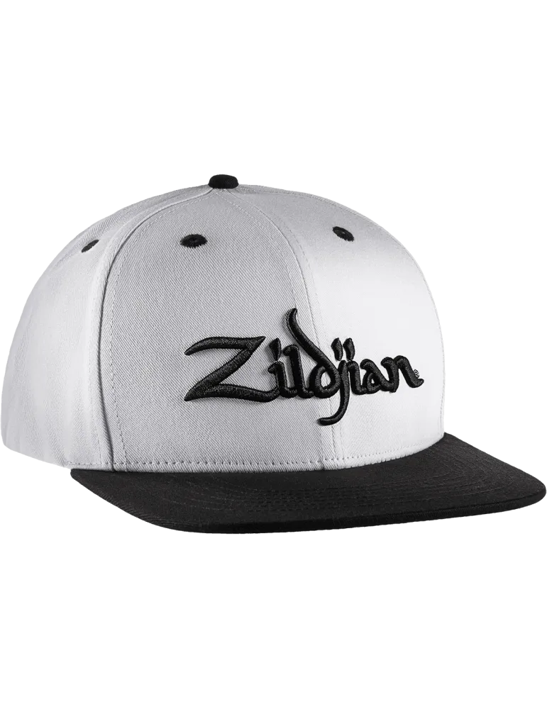  ZILDJIAN ZAHC0022 White Snapback cap 6 panels|MusicGoodDeal 
