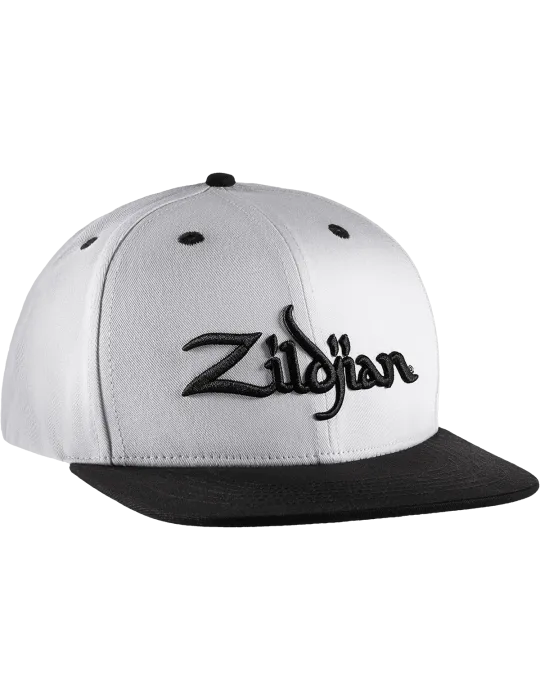  ZILDJIAN ZAHC0022 White Snapback cap 6 panels|MusicGoodDeal 
