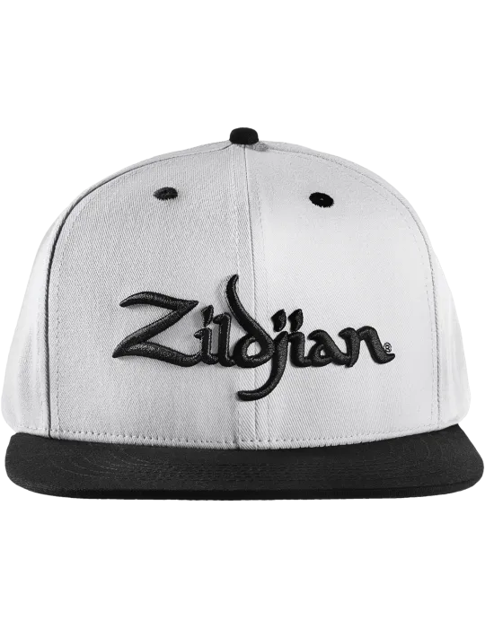 ZILDJIAN ZAHC0022 White Snapback cap 6 panels|MusicGoodDeal 
