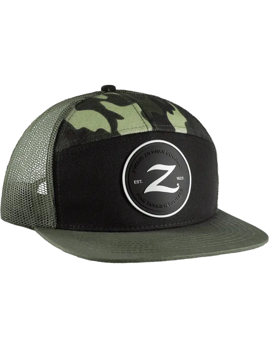  ZILDJIAN ZAHC0032 Zildjian 7 panel camouflage Trucker cap|MusicGoodDeal 