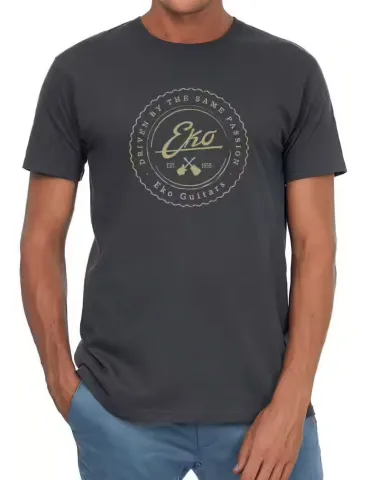 EKO TSHIRTLOGO-GRIS-L | MusicGoodDeal