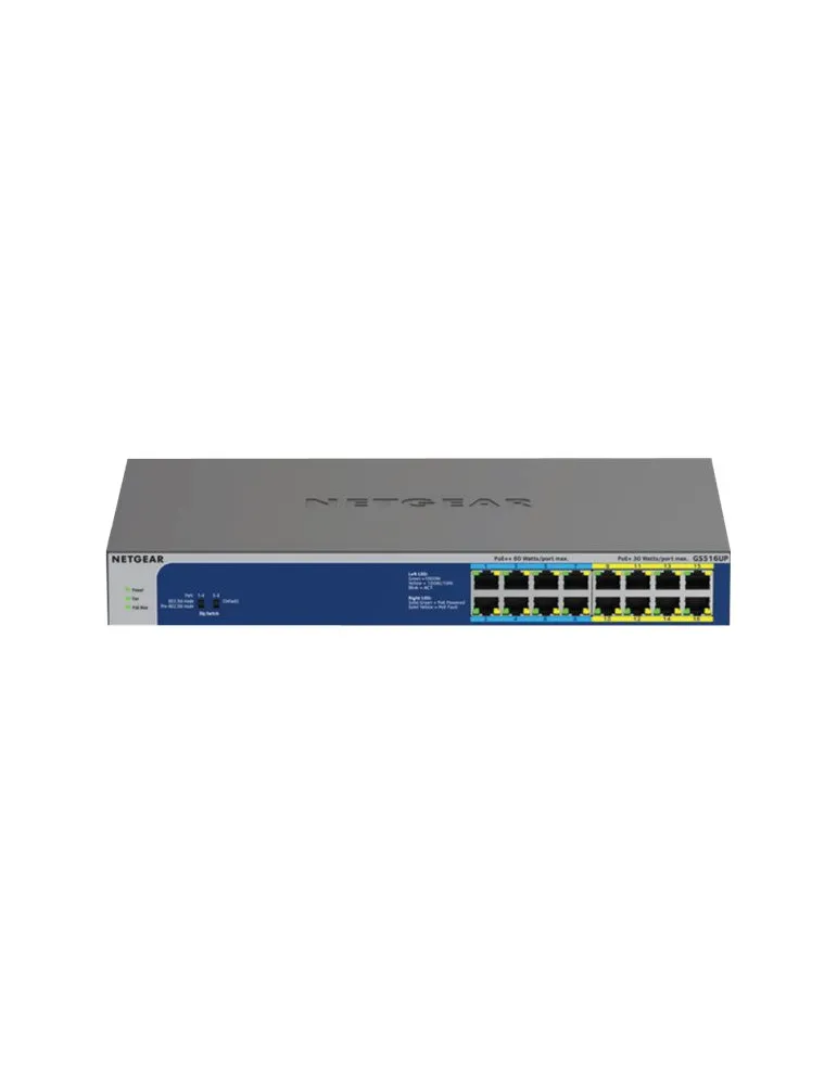 NETGEAR GS516UP-100EUS | MusicGoodDeal