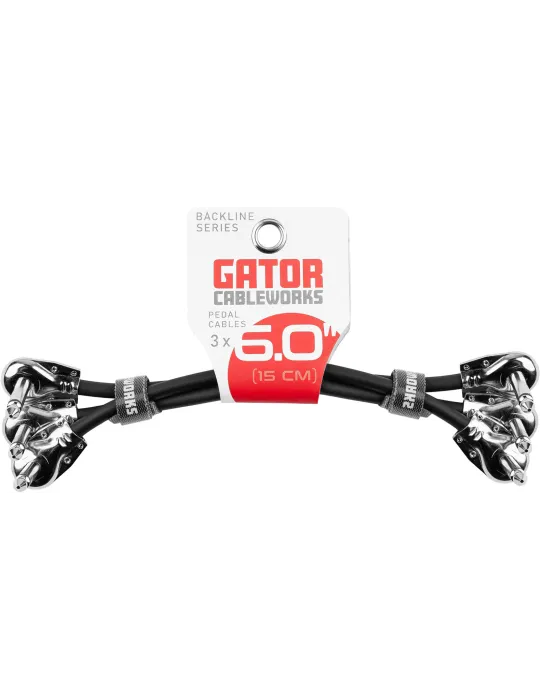 GATOR CABLEWORKS GCWB-INS-6INRA3PK | MusicGoodDeal