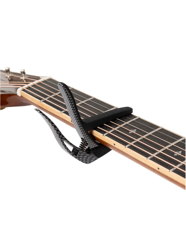  STAGG SCPX-CU CARBON Gewölbter Trigger Kapodaster für Akustik- oder E-Gitarre|MusicGoodDeal 