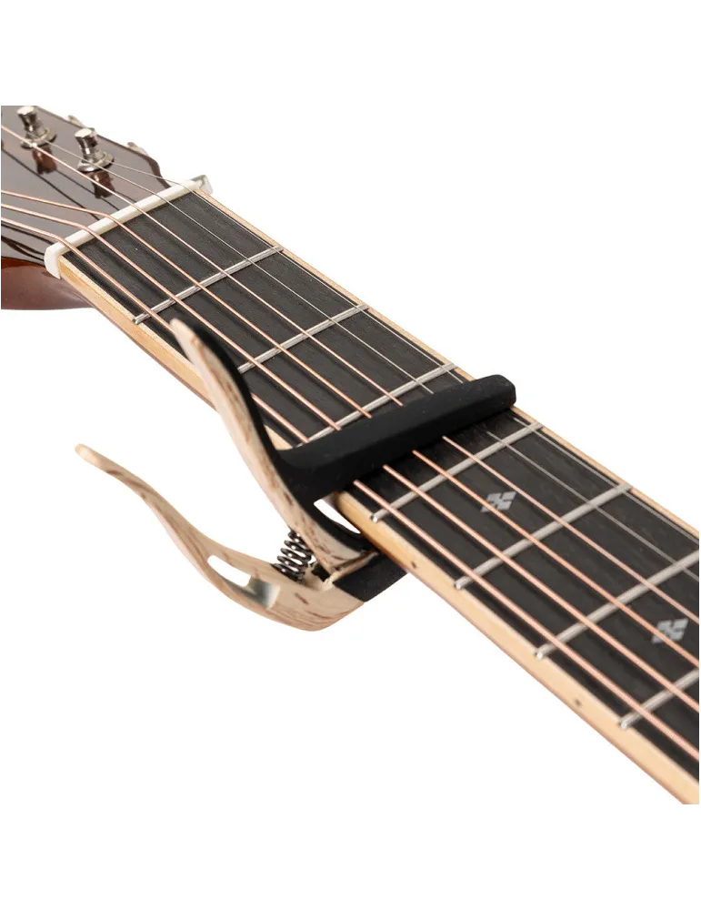  STAGG SCPX-CU CLWOOD Gewölbter Trigger Kapodaster für Akustik- oder E-Gitarre|MusicGoodDeal 