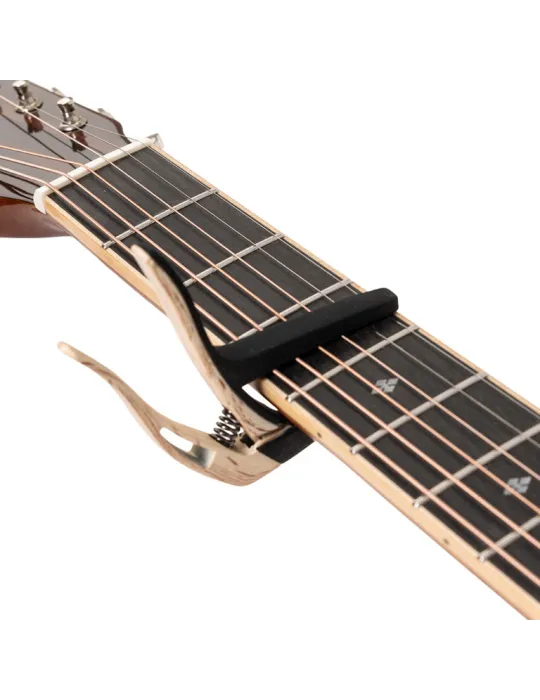  STAGG SCPX-CU CLWOOD Gewölbter Trigger Kapodaster für Akustik- oder E-Gitarre|MusicGoodDeal 