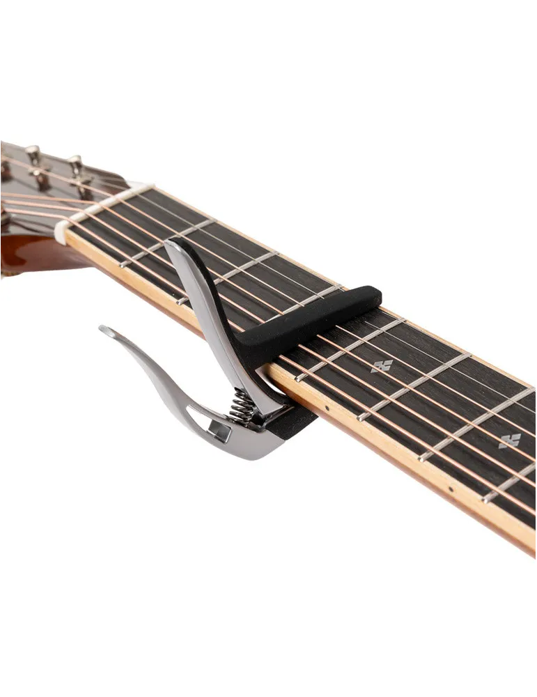  STAGG SCPX-CU CR Gebogener Trigger-Kapodaster für Akustik u. Elektrik-Gitarre|MusicGoodDeal 