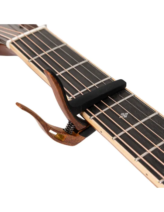  STAGG SCPX-CU DKWOOD Gewölbter Trigger Kapodaster für Akustik- oder E-Gitarre|MusicGoodDeal 