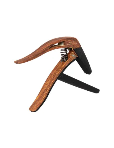  STAGG SCPX-FL DKWOOD Cejilla plana tipo gatillo para guitarra clásica|MusicGoodDeal  2