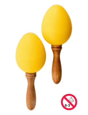  STAGG EGG-MA S/YW Pair of plastic egg maracas|MusicGoodDeal  2