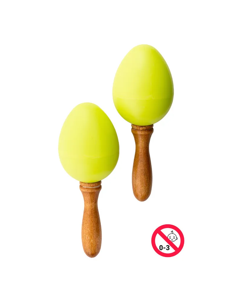  STAGG EGG-MA S/GR Maracas (Paar) Kunststoff eiförmig|MusicGoodDeal 