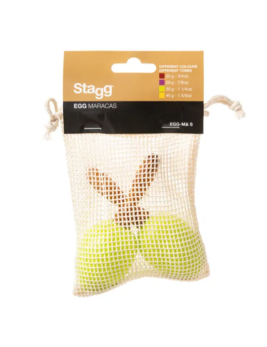  STAGG EGG-MA S/GR Maracas (Paar) Kunststoff eiförmig|MusicGoodDeal 