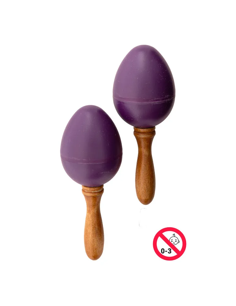  STAGG EGG-MA S/PP Maracas (Paar) Kunststoff eiförmig|MusicGoodDeal 