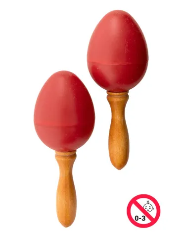 STAGG EGG-MA S/RD Pair of plastic egg maracas|MusicGoodDeal  2