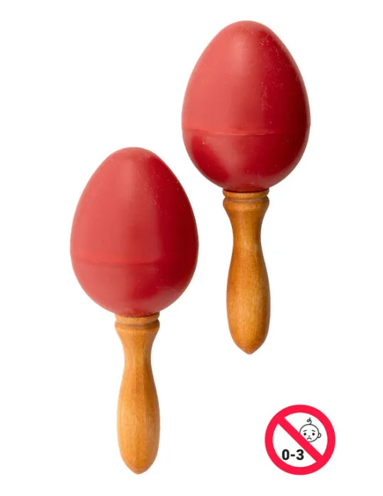  STAGG EGG-MA S/RD Maracas (Paar) Kunststoff eiförmig|MusicGoodDeal 