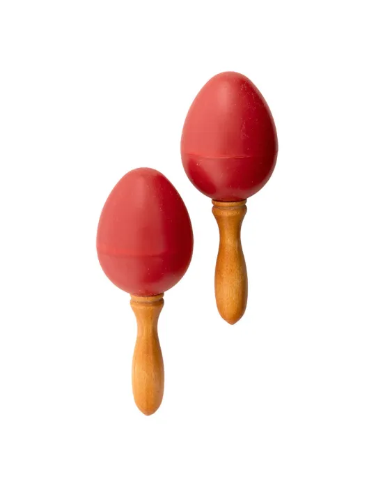  STAGG EGG-MA S/RD Maracas (Paar) Kunststoff eiförmig|MusicGoodDeal 