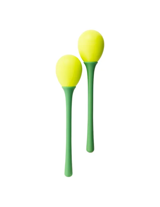  STAGG EGG-MA L/GR Maracas (Paar) Kunststoff eiförmig m. langem Griff|MusicGoodDeal 